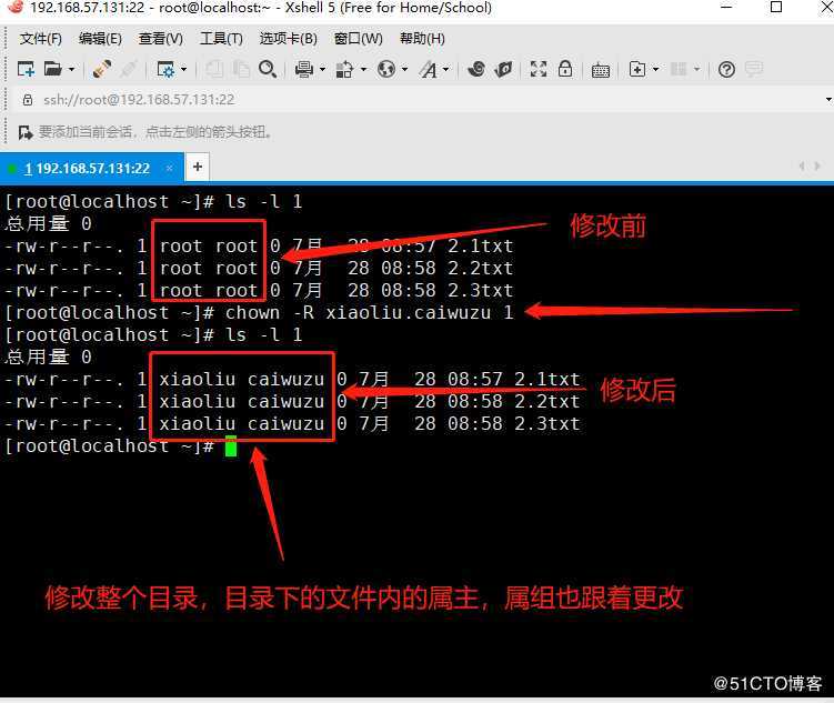 用户基本权限ugo-更改文件的属主、属组
