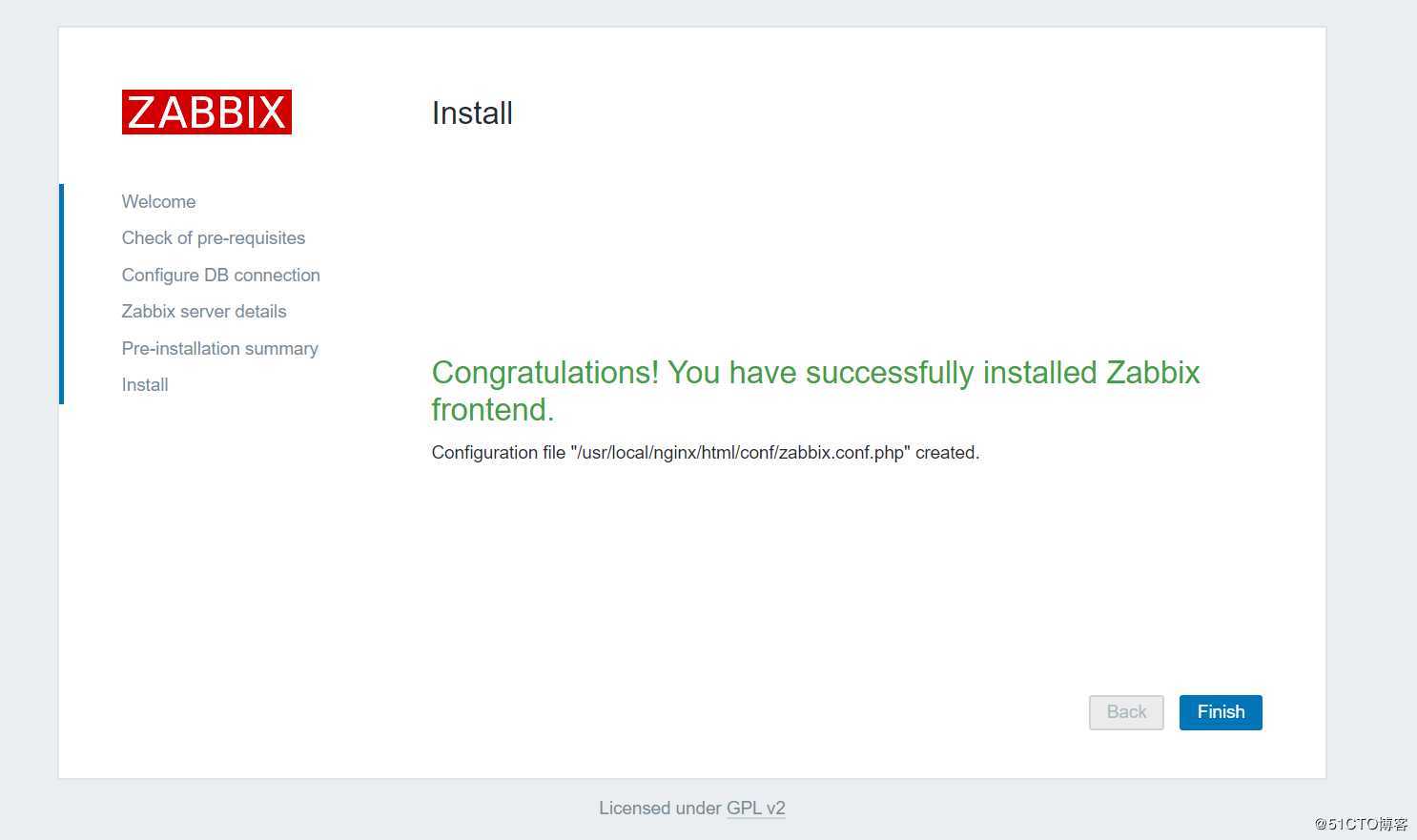 基于LNMP的zabbix4.4源码编译安装