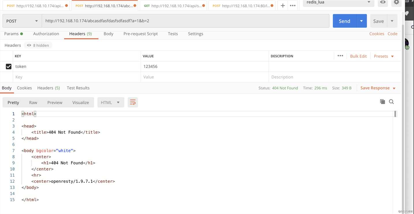 Openerstry + lua + redis 动态路由转发