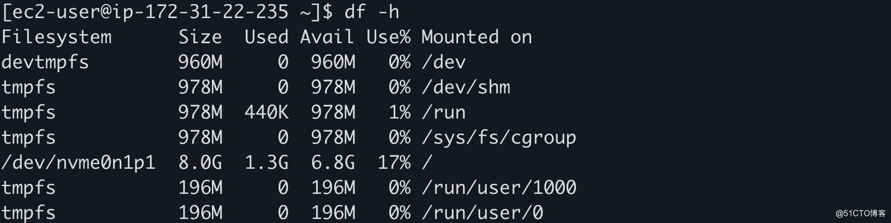 AWS扩展EBS卷——Linux文件系统