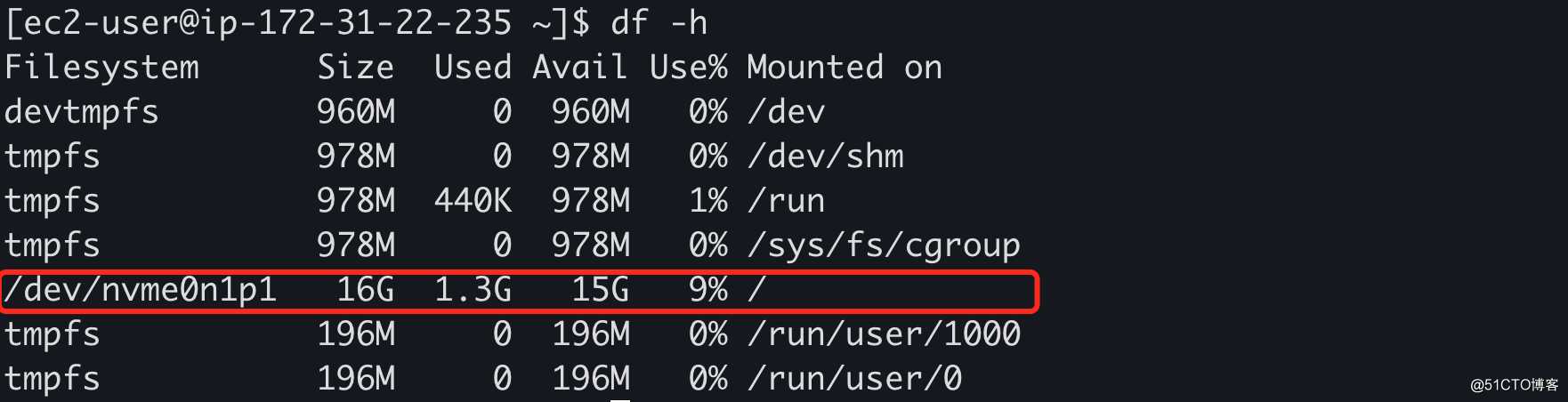 AWS扩展EBS卷——Linux文件系统