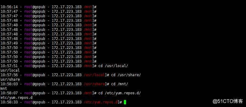 更新centos PS1 高亮显示，更加友好的显示，以及提示关键信息，命令记录与存储，切换目录自动显