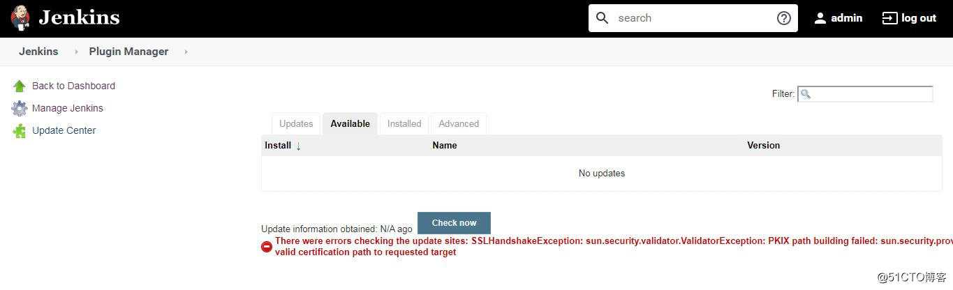 jenkins安装插件问题