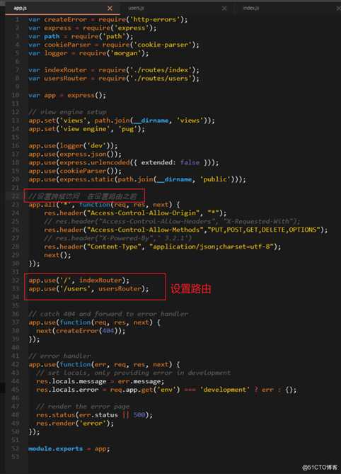 nodejs搭建后端+解决跨域问题