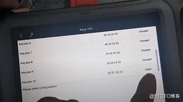 XTOOL X100 PAD3通过OBD给2014 BMW CAS4 Key编程