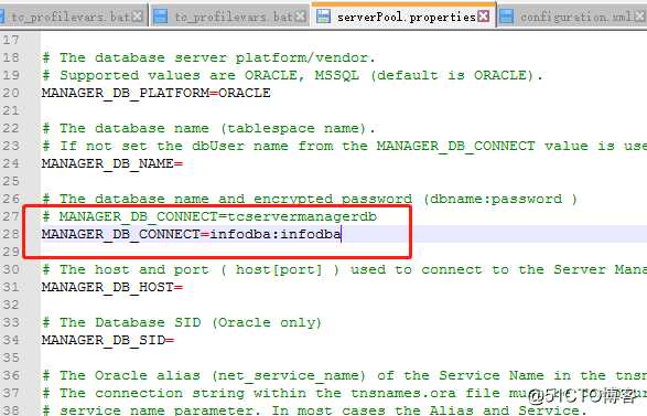 Servermanager启动连接数据库错误