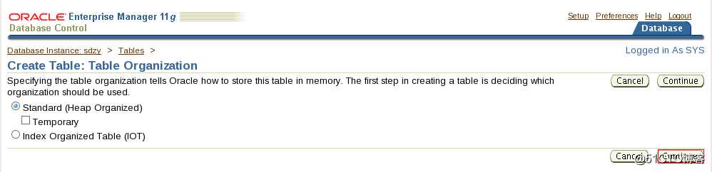 Oracle11g中数据库表、索引、视图、同义词的管理（使用OEM工具）(一)