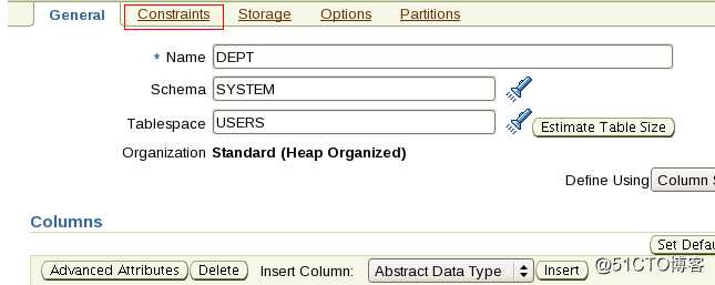 Oracle11g中数据库表、索引、视图、同义词的管理（使用OEM工具）(一)