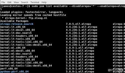 如何在CentOS 7上升级Linux内核？