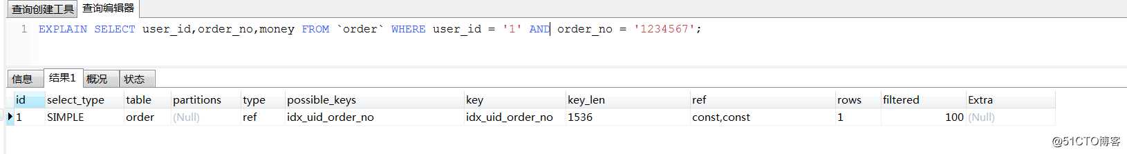 mysql最左原则