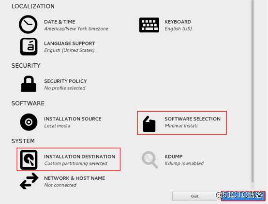 CentOS7 最小化系统安装操作指引