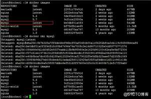 Docker 命令-镜像命令下载,删除镜像（4）