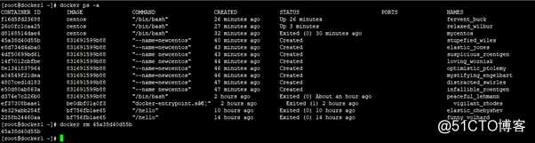 Docker 命令-容器命令启动容器,退出容器,重新启动容器,停止容器(8)