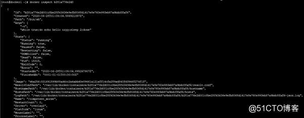 Docker 命令-查看容器日志,查看容器进程,查看容器内部细节(9)