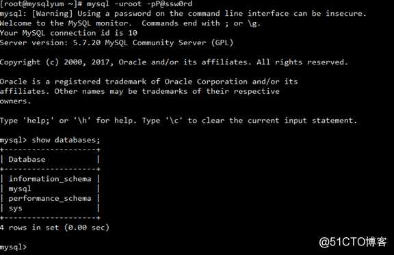MySQL安装-yum安装部署MySQL（2）