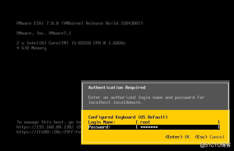 在VMware Workstation中安装部署VMware vSphere 7.0
