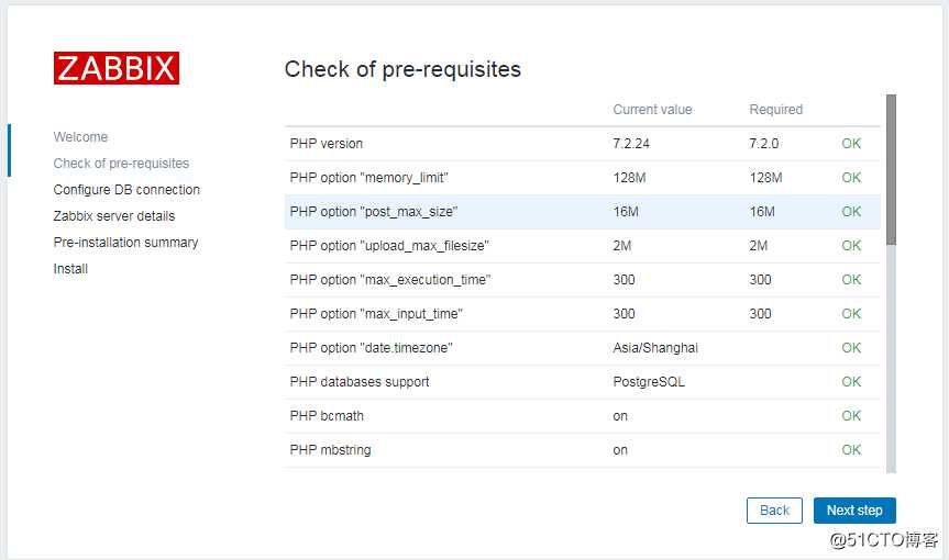 centos7安装zabbix5.0+postgresql（TSDB）
