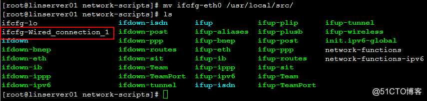centos7 网卡配置错误问题解决办法（ifcfg-Wired_connection_1）