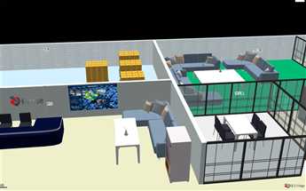 3dmax上传三维模型制作室内三维地图效果2