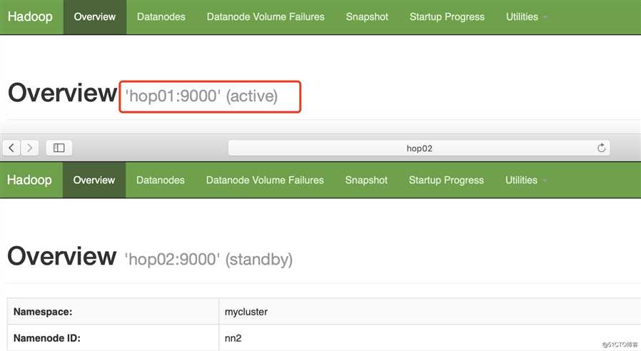 Hadoop框架：HDFS高可用环境配置