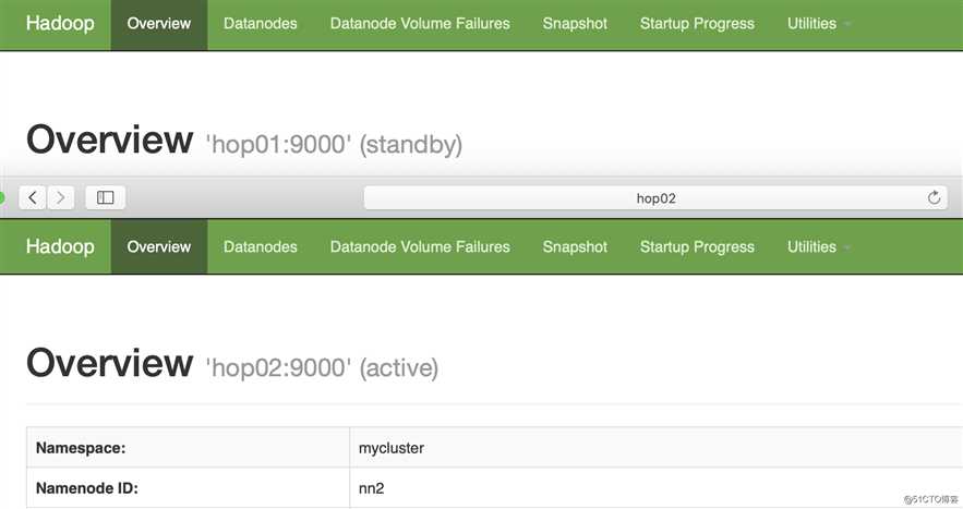 Hadoop框架：HDFS高可用环境配置