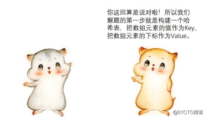 漫画：如何在数组中找到和为 “特定值” 的两个数？