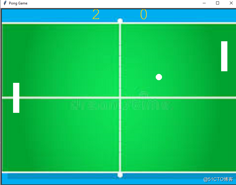 用Pyhton Turtle 模块做小游戏 - 乒乓球