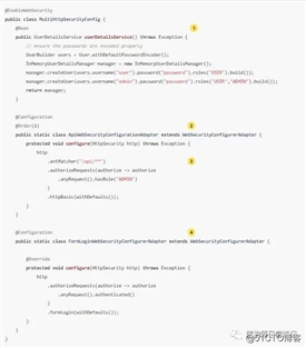 Spring Security 如何配置多个HttpSecurity？