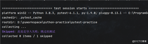 Pytest学习（七） - skip、skipif的使用