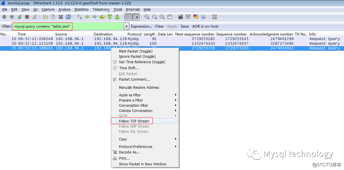 tcpdump在mySQL数据库中的应用实践