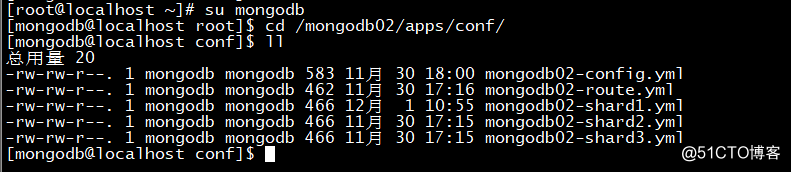 Mongodb4.4.1分片集群搭建