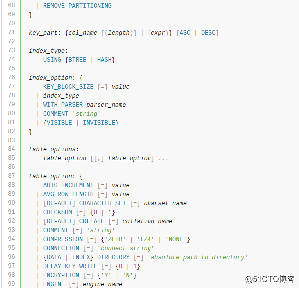 MySQL的SQL语句 - 数据定义语句（6）- ALTER TABLE 语句（1）