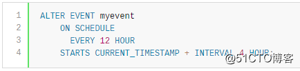 MySQL的SQL语句 - 数据定义语句（3）- ALTER EVENT 语句