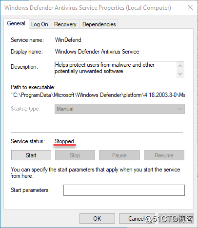 如何彻底禁用Windows10的Windows Defender Antivirus Service