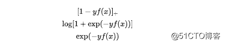 【机器学习基础】用Python画出几种常见机器学习二分类损失函数