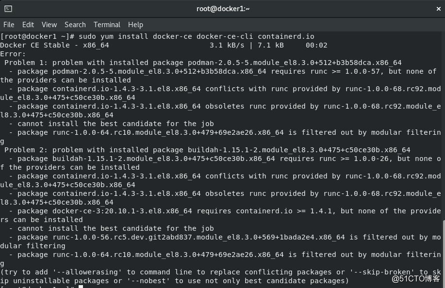Centos8安装Docker
