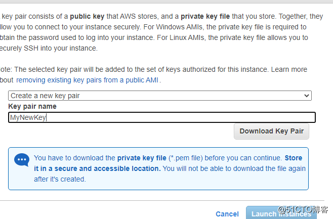 AWS Key Pair 和EC2