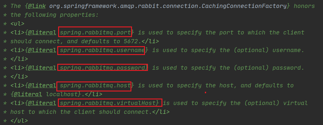 CachingConnectionFactory配置