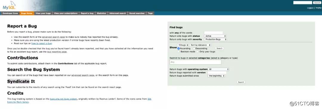 MySQL的Bugs