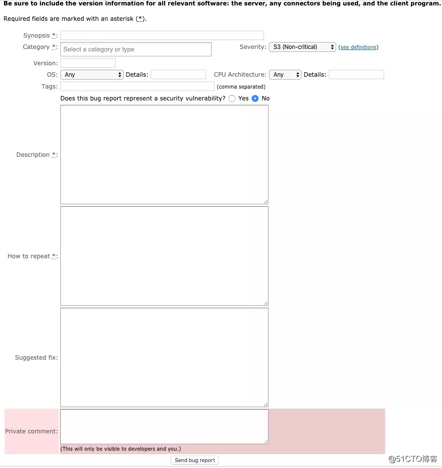 MySQL的Bugs