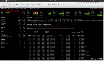 系统之眼！Linux系统性能监控工具Glances