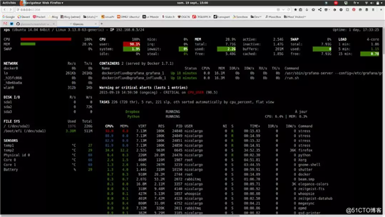 系统之眼！Linux系统性能监控工具Glances
