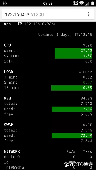 系统之眼！Linux系统性能监控工具Glances