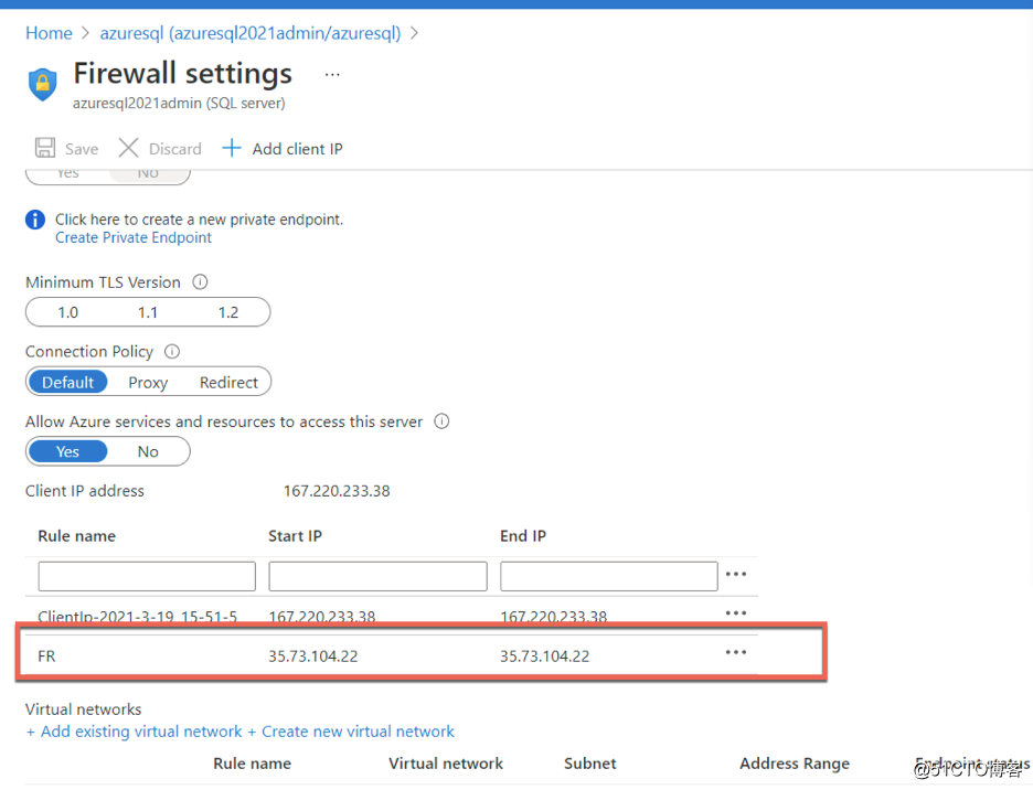 使用Glue抓取Azure SQL Database的数据库