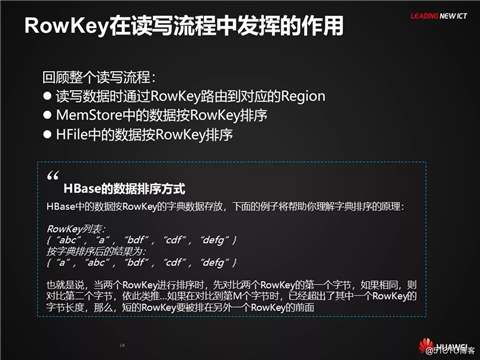 HBase应用与发展之HBase RowKey与索引设计