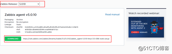 linux下配置免安装版zabbix-agent配置详解