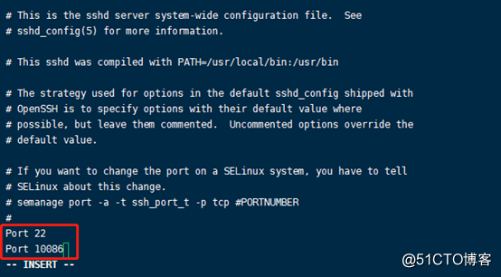 Centos7修改ssh默认端口方法