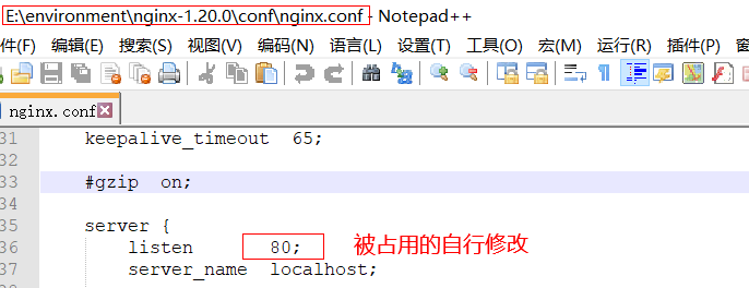 nginx端口