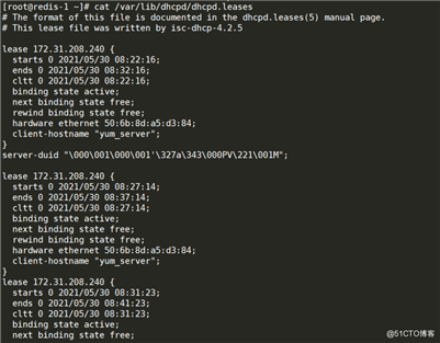 解析linux-dhcp服务器IP分配情况python脚本