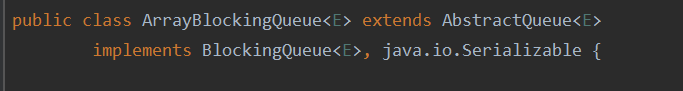 ArrayBlockingQueue继承关系